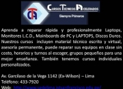 Lista de reparacion laptops virtual