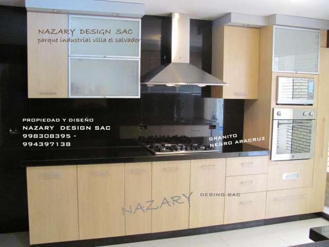 Muebles de cocina en melamina - closets- tableros de granito en Lima