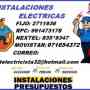 ELECTRICISTA SAN ISIDRO DOMICILIO SERVICIO 991473178 - 971654372